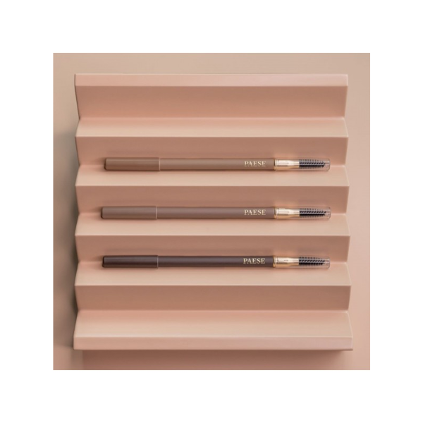 PAESE antakių pieštukas "Powder browpencil", spalva dark brown, 1,19g PAESE antakių pieštukas "Powder browpencil", spalva dark brown, 1,19g