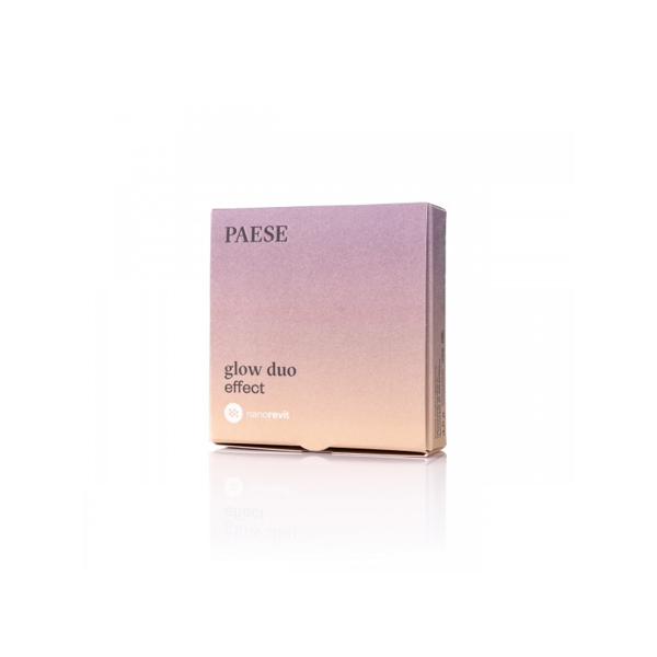 PAESE Nanorevit Glow Duo Effect paletė, Blush + Highlighter, 4.5g. PAESE Nanorevit Glow Duo Effect paletė, Blush + Highlighter, 4.5g.