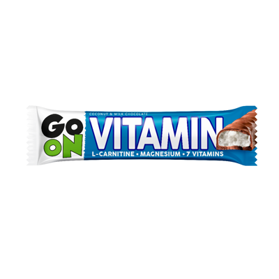 GO ON VITAMIN Coconut, batonėlis su vitaminais, 45g paveikslėlis