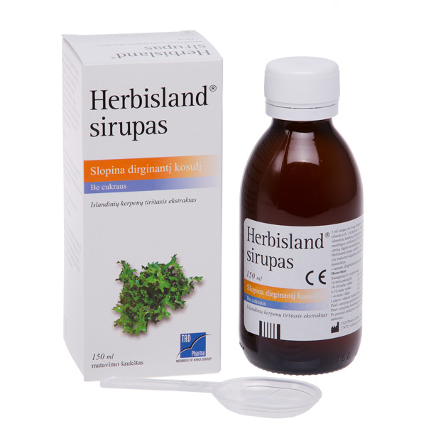 HERBISLAND, sirupas, 150 ml  paveikslėlis