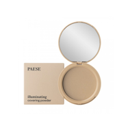 PAESE kompaktinė pudra "Illuminating & covering", 1C, 9g.