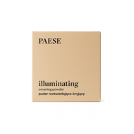 PAESE kompaktinė pudra "Illuminating & covering", 3C, 9g.
