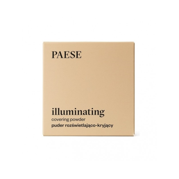 PAESE kompaktinė pudra "Illuminating & covering", 4C, 9g.