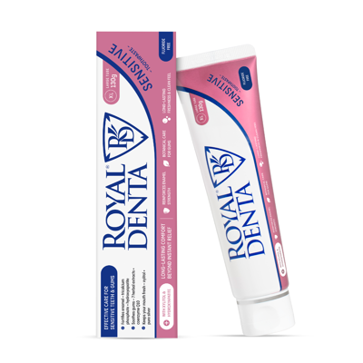 ROYAL DENTA SENSITIVE, dantų pasta, 130 g paveikslėlis