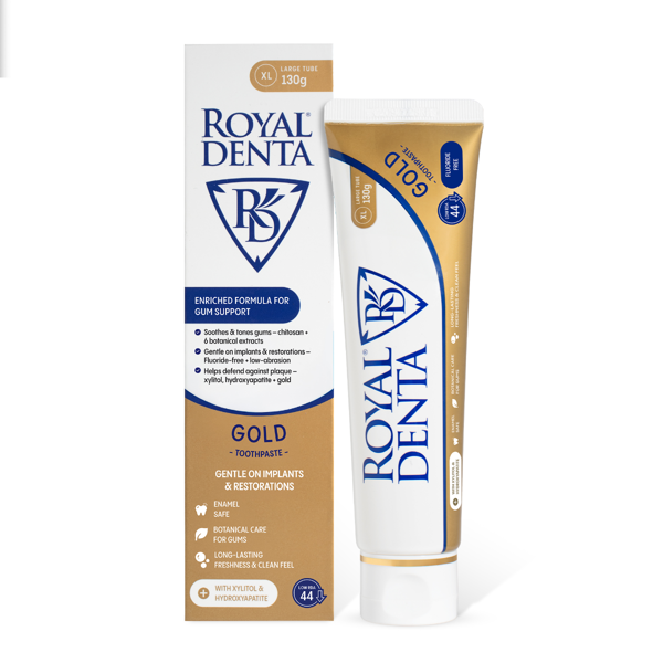 ROYAL DENTA GOLD, dantų pasta, 130 g paveikslėlis ROYAL DENTA GOLD, dantų pasta, 130 g paveikslėlis