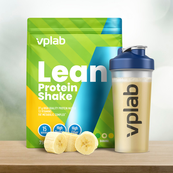 VPLAB, Lean Protein Shake Banana, 750g paveikslėlis