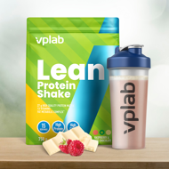 VPLAB, Lean Protein Shake Raspberry-White Chocolate, 750g paveikslėlis
