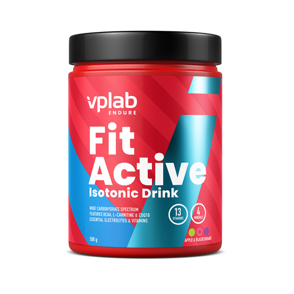 VPLAB, FitActive Apple and Blackcurrant, 500g paveikslėlis