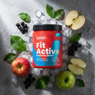 VPLAB, FitActive Apple and Blackcurrant, 500g paveikslėlis