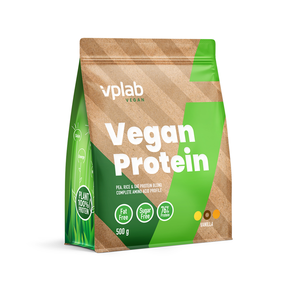 VPLAB, Vegan Protein Vanilla, 500g paveikslėlis VPLAB, Vegan Protein Vanilla, 500g paveikslėlis