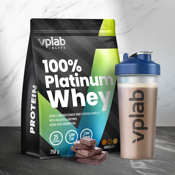 VPLAB, Platinum Whey Chocolate, 750g paveikslėlis