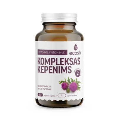 ECOSH Kompleksas kepenims, 60 kapsulių paveikslėlis