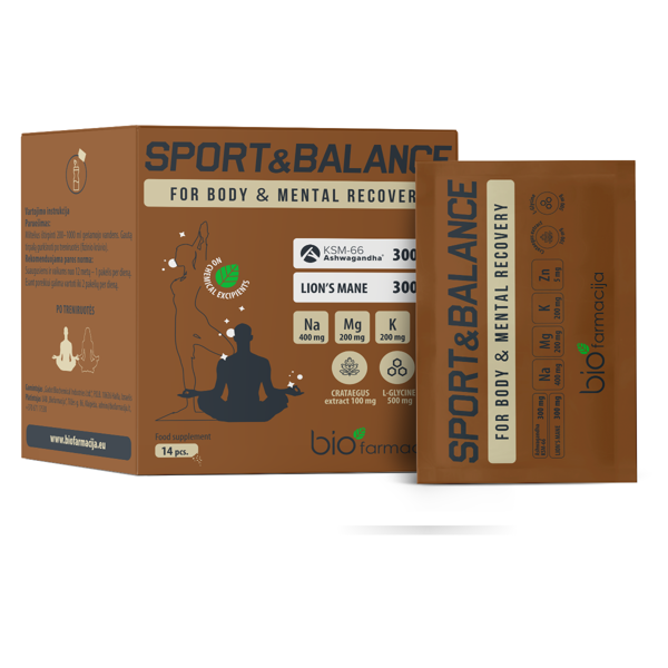 SPORT&BALANCE, 14 paketėlių geriamajam tirpalui paveikslėlis