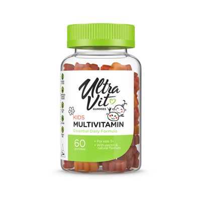 ULTRAVIT Gummies Kid's Multivitamin, 60 guminukų paveikslėlis