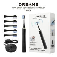 DREAME NB01, elektrinis dantų šepetėlis, juodas, +6vnt galvučių paveikslėlis