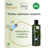 HAIRWONDER plaukus sustiprinantis šampūnas „Hair Strength“ , 200 ml HAIRWONDER plaukus sustiprinantis šampūnas „Hair Strength“ , 200 ml