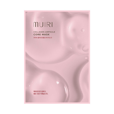 Muiri lakštinė veido kaukė su kolageno ampule 25g