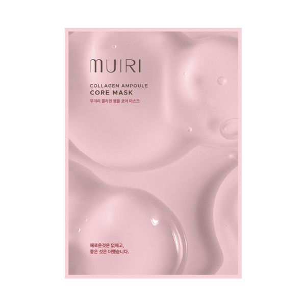 Muiri lakštinė veido kaukė su kolageno ampule 25g