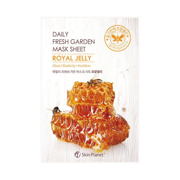 Skin Planet Daily Fresh Garden lakštinė veido kaukė su bičių pieneliu 25g Skin Planet Daily Fresh Garden lakštinė veido kaukė su bičių pieneliu 25g