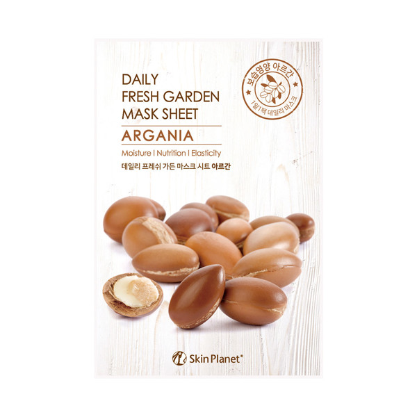 Skin Planet Daily Fresh Garden lakštinė veido kaukė su argano aliejumi 25g
