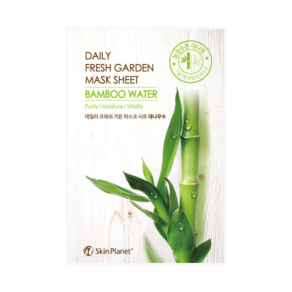 Skin Planet Daily Fresh Garden lakštinė veido kaukė su bambuko vandeniu 25g Skin Planet Daily Fresh Garden lakštinė veido kaukė su bambuko vandeniu 25g