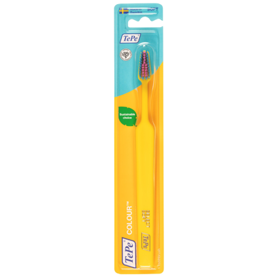 TEPE Colour, dantų šepetėlis, minkštas, geltonas, 1 vnt. paveikslėlis