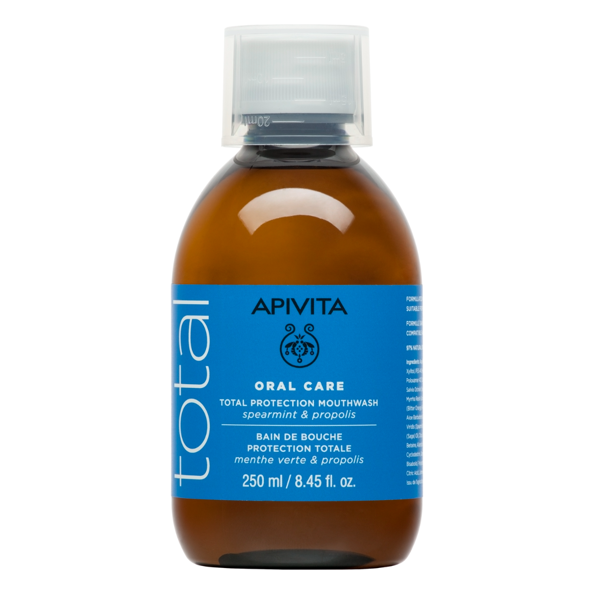 APIVITA, Total Protection, burnos skalavimo skystis, 250ml paveikslėlis