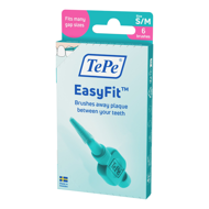 TEPE, EasyFit S/M, tarpdančių šepetėliai, 6 vnt. paveikslėlis TEPE, EasyFit S/M, tarpdančių šepetėliai, 6 vnt. paveikslėlis
