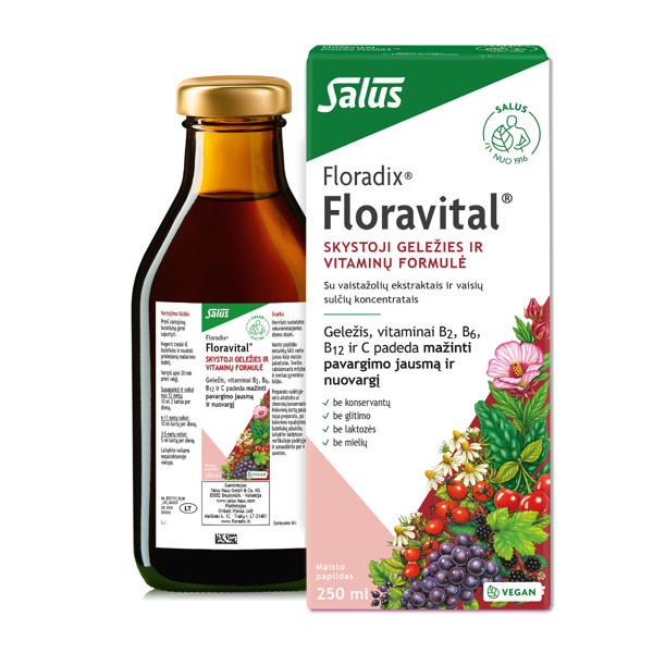 FLORADIX FLORAVITAL, 250 ml paveikslėlis FLORADIX FLORAVITAL, 250 ml paveikslėlis