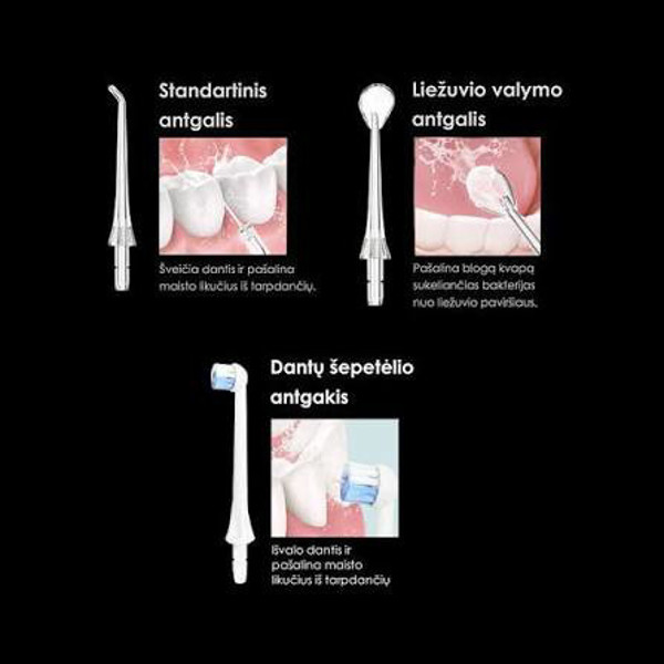 OSOM Oral Care Burnos irigatorius Black OSOMORAL131BL OSOM Oral Care Burnos irigatorius Black OSOMORAL131BL