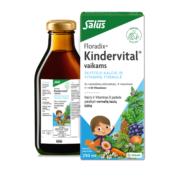 FLORADIX KINDERVITAL, VAIKAMS, 250 ML paveikslėlis FLORADIX KINDERVITAL, VAIKAMS, 250 ML paveikslėlis