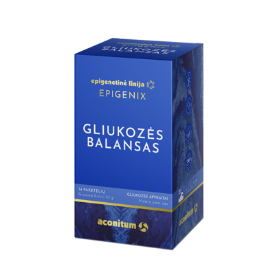 EPIGENIX GLIUKOZĖS BALANSAS, 14 paketėlių paveikslėlis