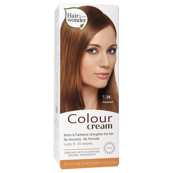 HENNAPLUS dažantis kremas Colour Cream, spalva cinamono 7.38, 60 ml