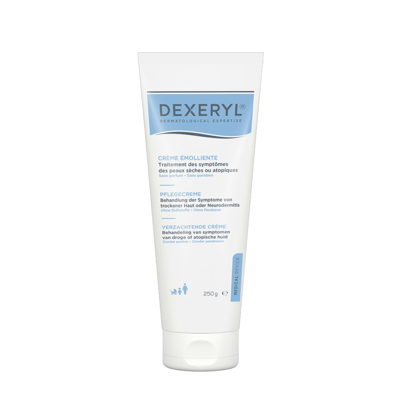 DEXERYL, kremas atopinio dermatito, ichtiozės ir sausumo požymiams lengvinti, 250 g paveikslėlis