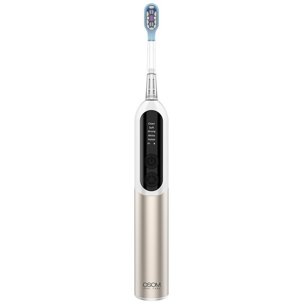 OSOM Oral Care Įkraunamas, elektrinis dantų šepetėlis OSOMORALM2PROG, auksinis OSOM Oral Care Įkraunamas, elektrinis dantų šepetėlis OSOMORALM2PROG, auksinis