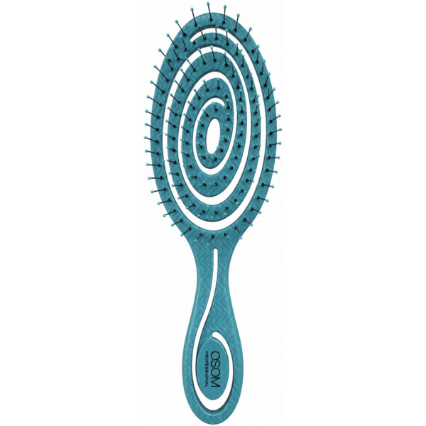 Osom Šepetys plaukams Bio-Based Spiral Detangler OSOMP5440BLUE, mėlynos spalvos, ilgis 22,5 cm paveikslėlis Osom Šepetys plaukams Bio-Based Spiral Detangler OSOMP5440BLUE, mėlynos spalvos, ilgis 22,5 cm paveikslėlis