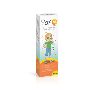 POXOUT, - putos vėjaraupių simptomams palengvinti, 100ml paveikslėlis