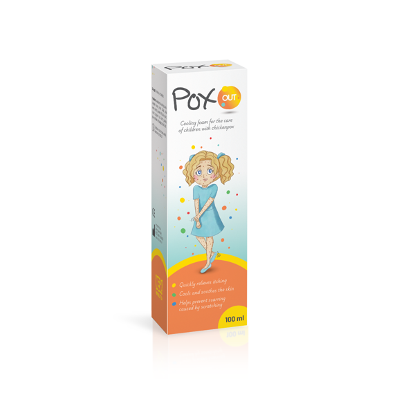 POXOUT, - putos vėjaraupių simptomams palengvinti, 100ml paveikslėlis POXOUT, - putos vėjaraupių simptomams palengvinti, 100ml paveikslėlis