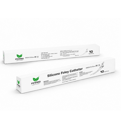 FOLEY CH6, silikono kateteris, 2 kan. 1,5ml, 10 vnt. paveikslėlis