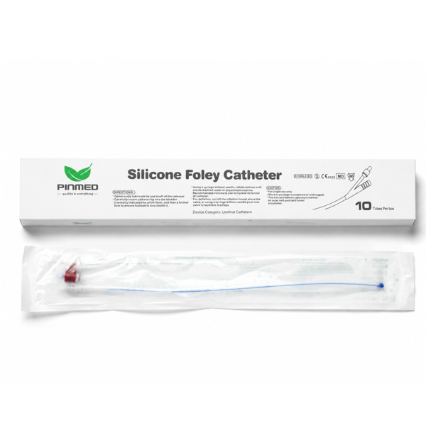 FOLEY CH10, silikono kateteris, 2 kan. 3-5ml, 10 vnt. paveikslėlis FOLEY CH10, silikono kateteris, 2 kan. 3-5ml, 10 vnt. paveikslėlis