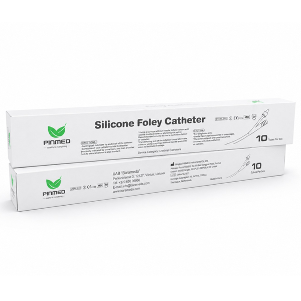 FOLEY CH12, silikono kateteris, 2 kan. 15ml, 10 vnt. paveikslėlis FOLEY CH12, silikono kateteris, 2 kan. 15ml, 10 vnt. paveikslėlis
