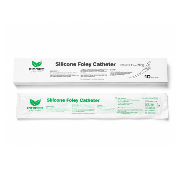 FOLEY CH14, silikono kateteris, 2 kan. 15ml, 10 vnt. paveikslėlis FOLEY CH14, silikono kateteris, 2 kan. 15ml, 10 vnt. paveikslėlis