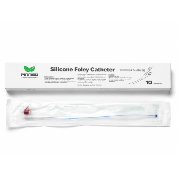 FOLEY CH14, silikono kateteris, 2 kan. 15ml, 10 vnt. paveikslėlis FOLEY CH14, silikono kateteris, 2 kan. 15ml, 10 vnt. paveikslėlis