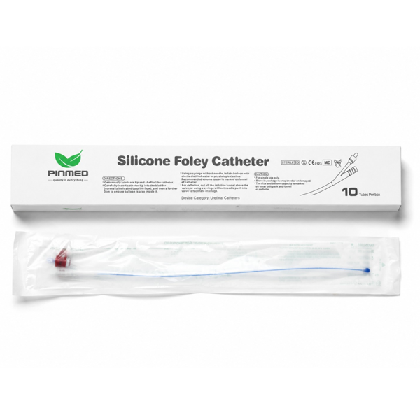 FOLEY CH18, silikono kateteris, 2 kan. 15ml, 10 vnt. paveikslėlis FOLEY CH18, silikono kateteris, 2 kan. 15ml, 10 vnt. paveikslėlis