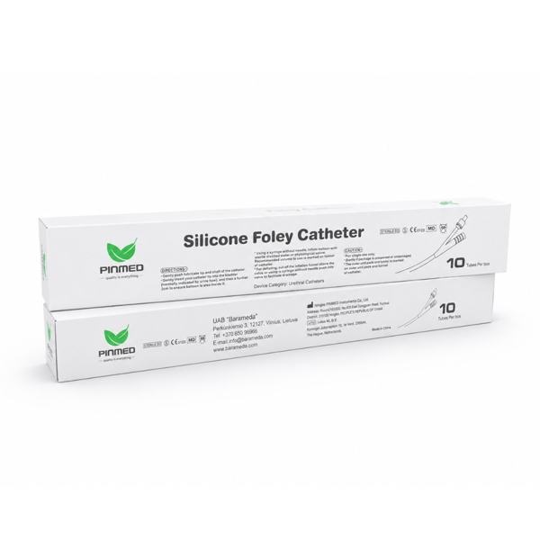 FOLEY CH18, silikono kateteris, 2 kan. 30ml, 10 vnt. paveikslėlis FOLEY CH18, silikono kateteris, 2 kan. 30ml, 10 vnt. paveikslėlis