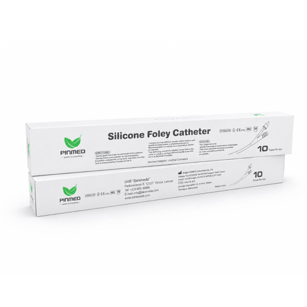 FOLEY CH20, silikono kateteris, 2 kan. 30ml, 10 vnt. paveikslėlis FOLEY CH20, silikono kateteris, 2 kan. 30ml, 10 vnt. paveikslėlis