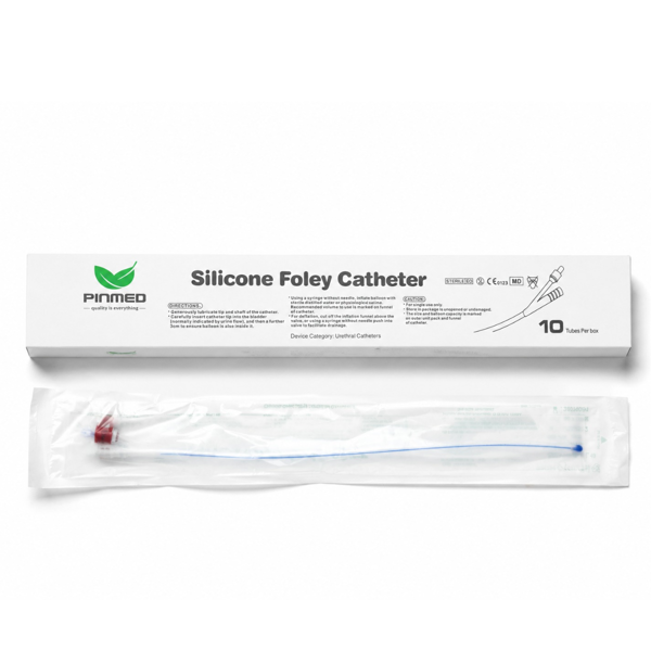 FOLEY CH24, silikono kateteris, 2 kan. 15ml, 10 vnt. paveikslėlis FOLEY CH24, silikono kateteris, 2 kan. 15ml, 10 vnt. paveikslėlis