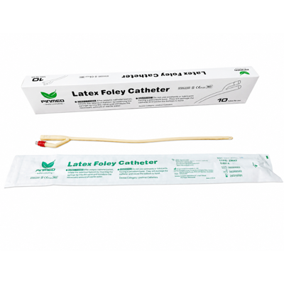 FOLEY CH10, latekso kateteris, 2 kan. 5ml, 10 vnt. paveikslėlis