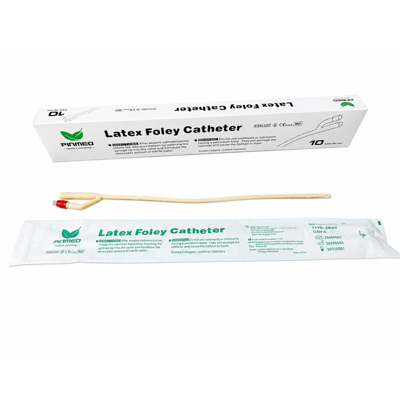 FOLEY CH18, latekso kateteris, 2 kan. 5-15ml, 10 vnt. paveikslėlis