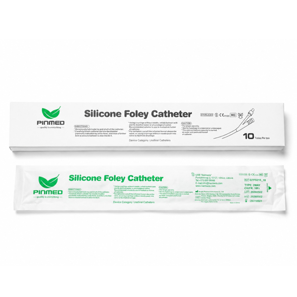 FOLEY CH22, silikono kateteris, 2 kan. 30ml, 10 vnt. paveikslėlis FOLEY CH22, silikono kateteris, 2 kan. 30ml, 10 vnt. paveikslėlis